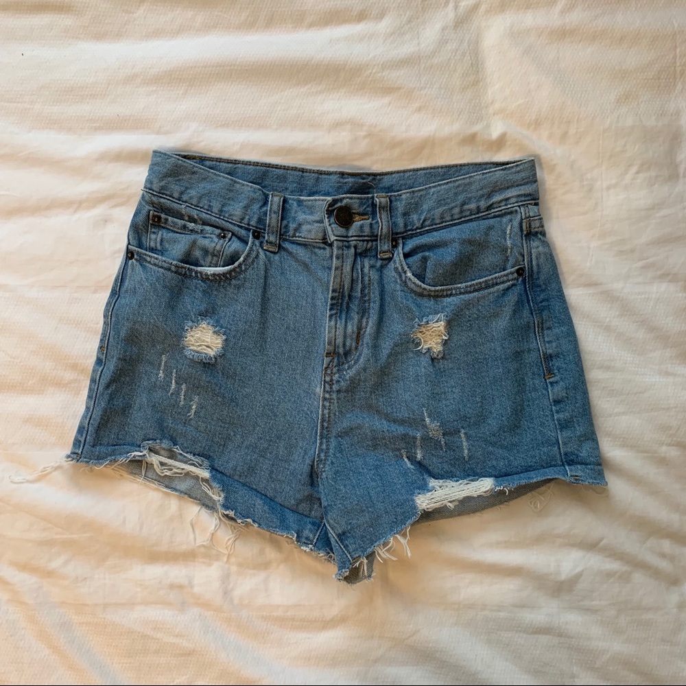 BDG high waisted jeans shorts